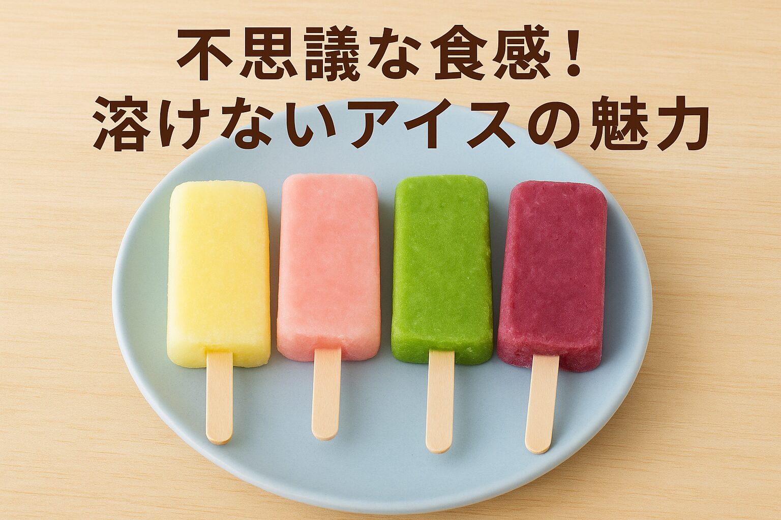 溶けないアイス